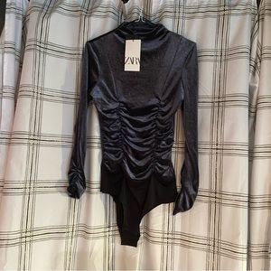 ZARA Sparkly Bodysuit